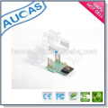 China fábrica baixo preço novo design quente vender amp macho fêmea placa de ouro rj45 conector